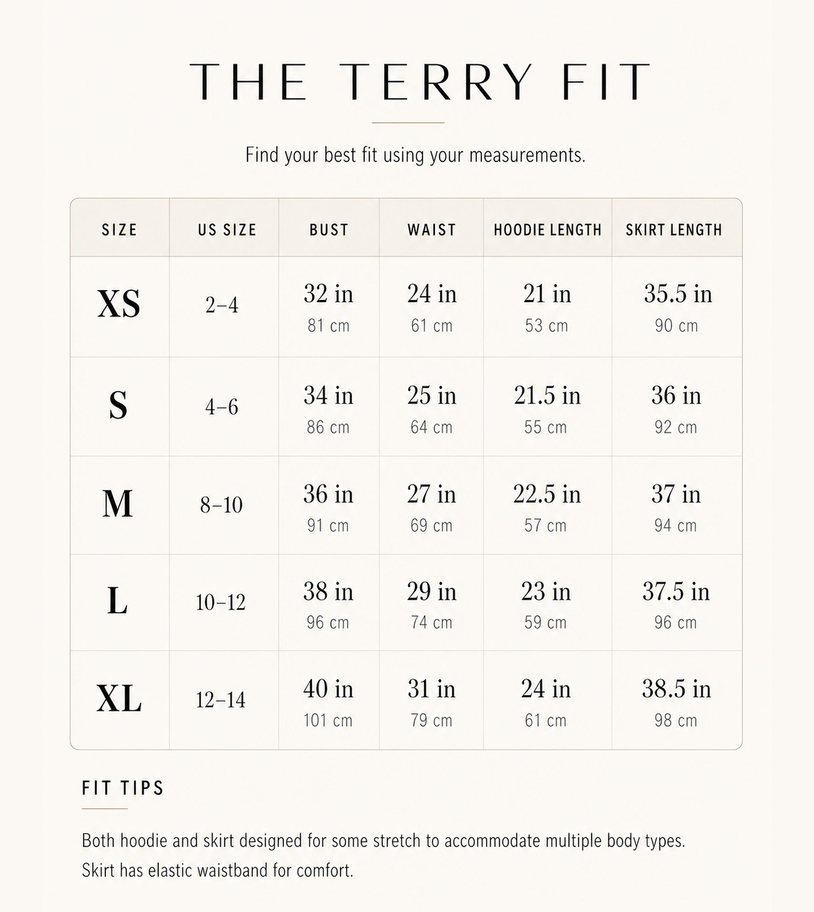 The Terry Fit